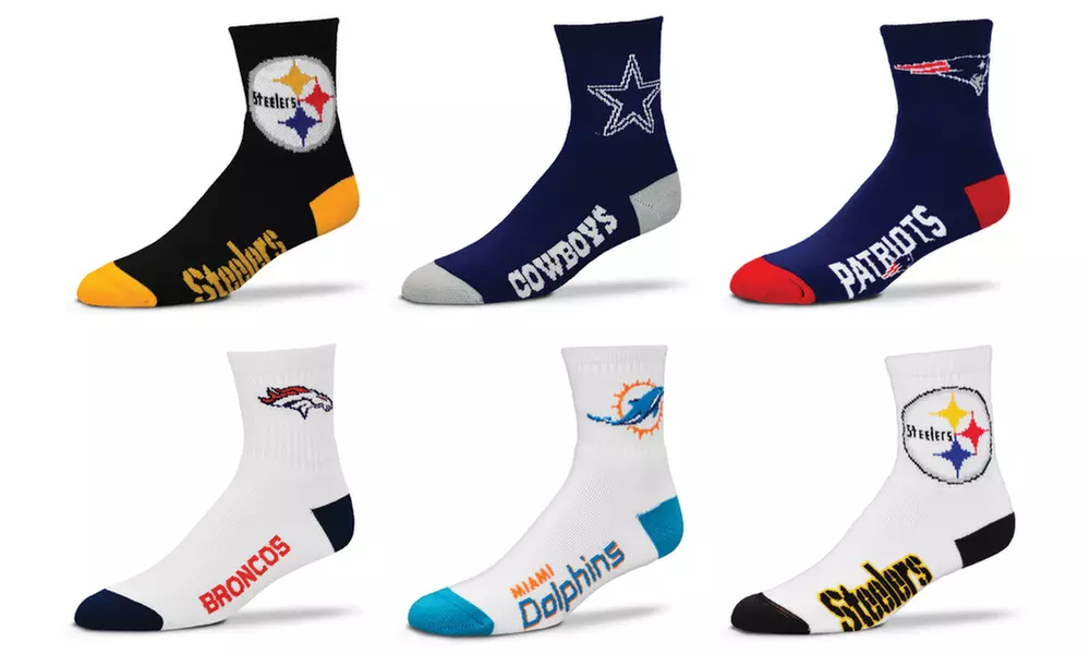 NFL Unisex Crew Socks with Team Logo - Primary Image