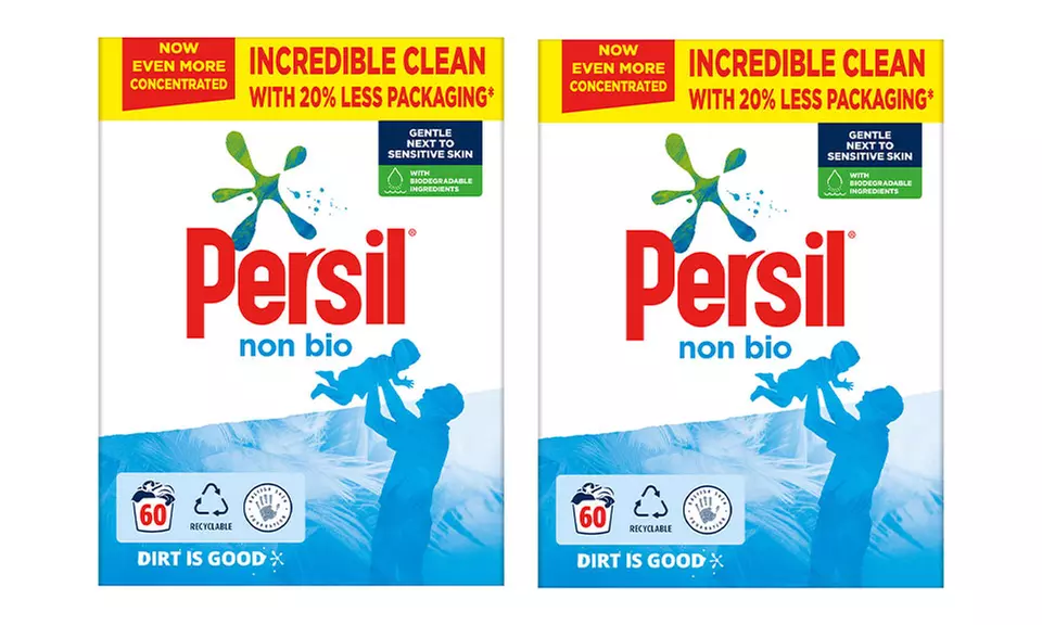 Persil Bio or Non-Bio Washing Powder 3kg