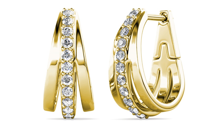 Image 7: Aurielle Hoop Earrings