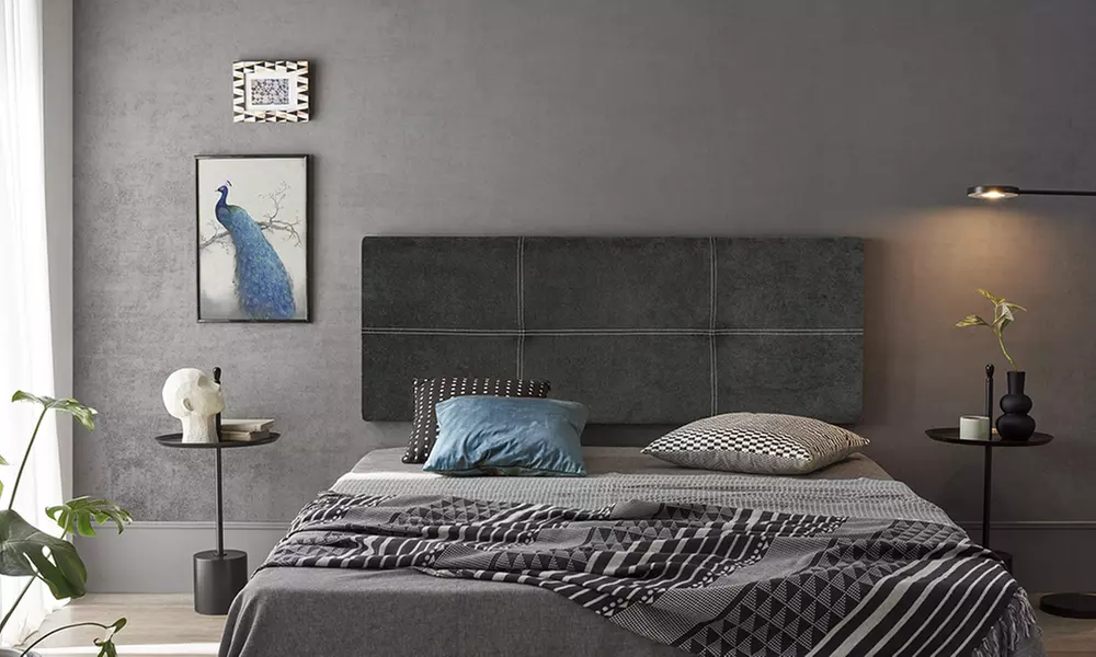 Cabecero Dalia tapizado en tela nido antimanchas Acualine