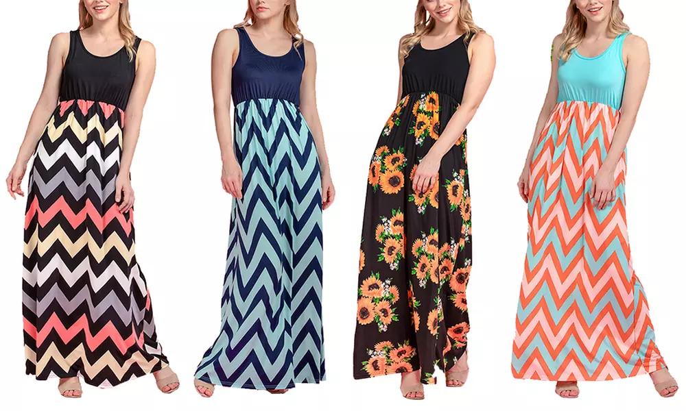 Haute Edition Women's Maxi Dress. Plus Sizes Available. - Primary Image