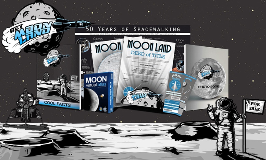 Image 2: Unlock the Secrets of the Moon: Own a Piece of Lunar Land!