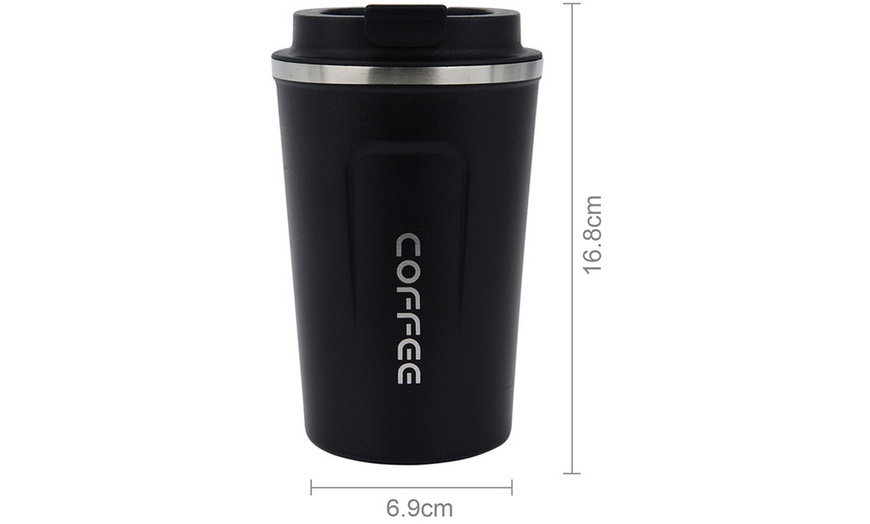 Image 13: Travel-Friendly Insulated Stainless Steel Coffee Mug