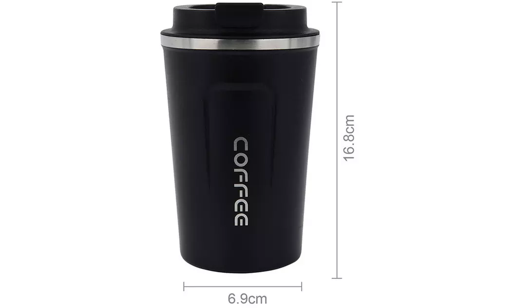 Travel-Friendly Insulated Stainless Steel Coffee Mug