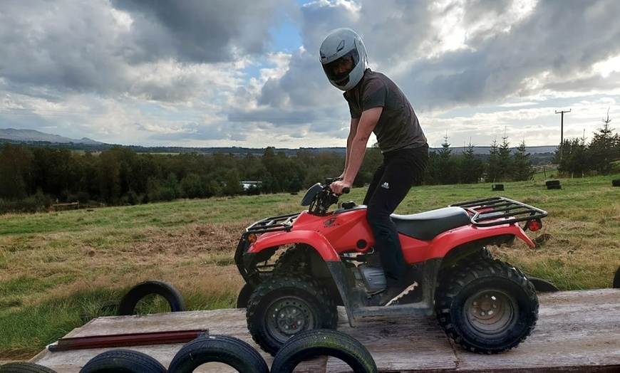 Image 5: Experience the ultimate quad biking adventure at Easterhill Farm 
