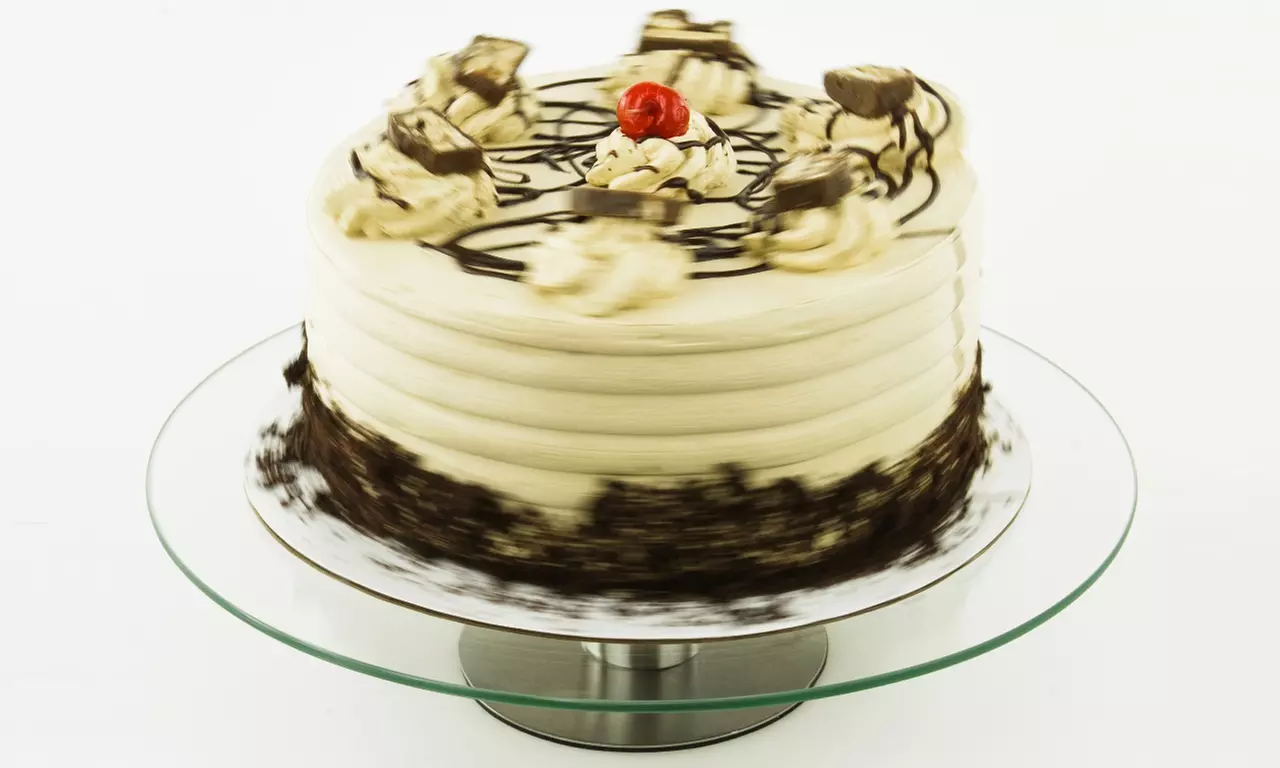 Revolving Glass Cake Stand - Image 2