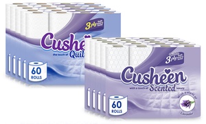 60 Cusheen Toilet Paper Rolls