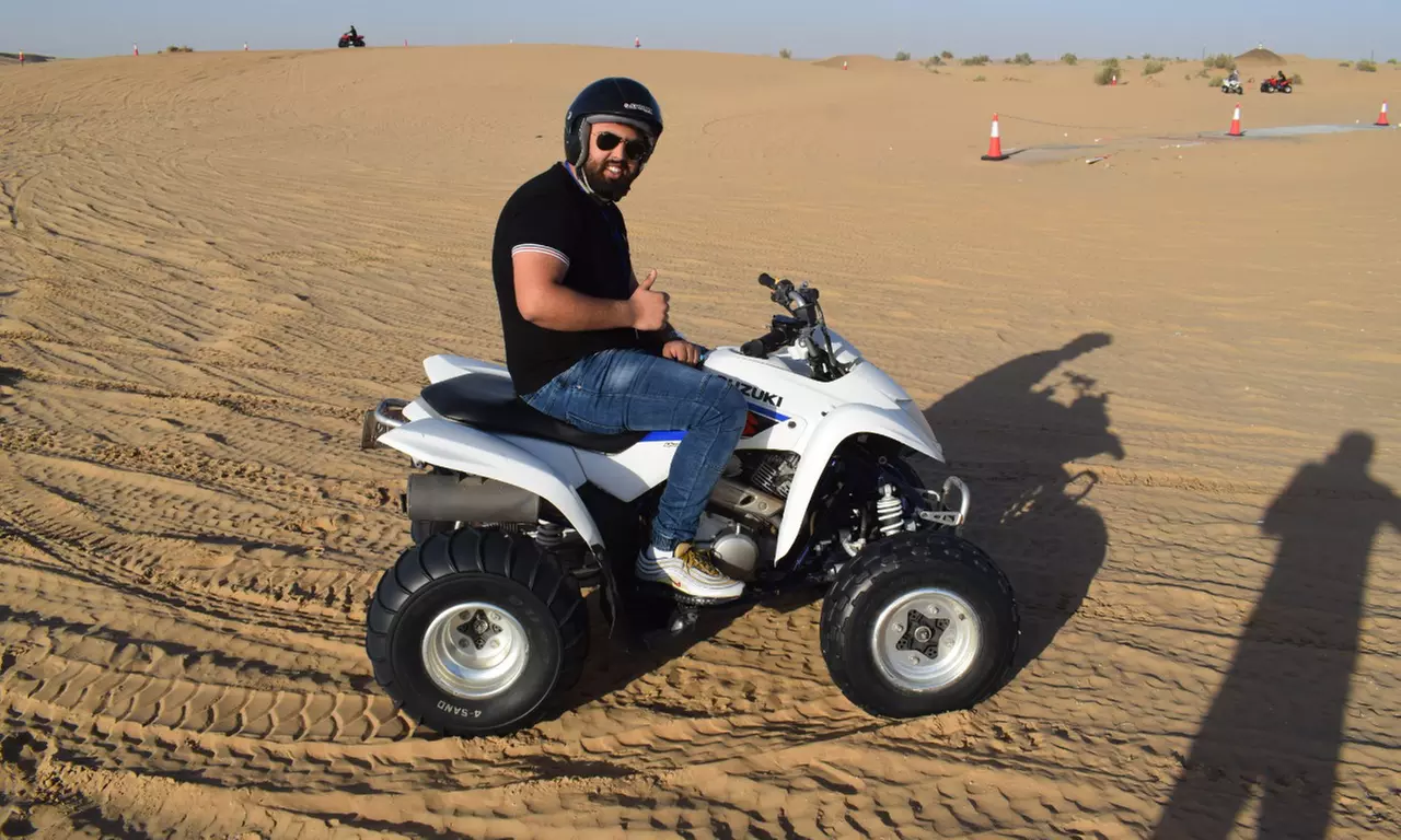Dubai Dune Bike Adventure Experience at Al Khaima Tours