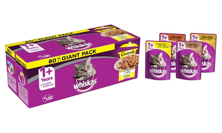 Image 11: Whiskas 80-Pouch Cat Food Box