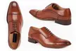 Gino Vitale Men's Cap-Toe Oxford Shoes - Second Medium