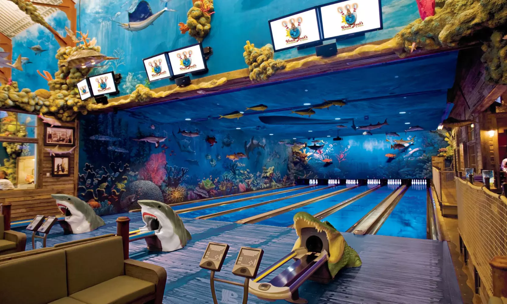 $30 for Bowling Package with One Pitcher of Soda at Uncle Buck's Fishbowl and Grill ($50 Value) - Second Medium