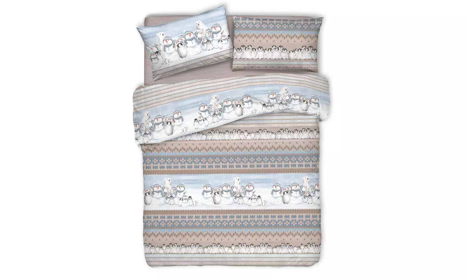 Copripiumino in fantasie invernali e tirolesi