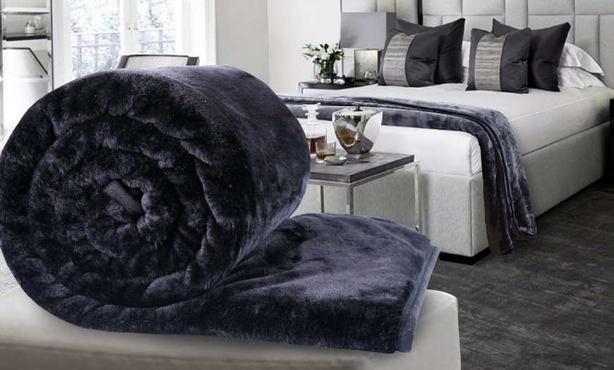 Image 6: Faux Mink Throw