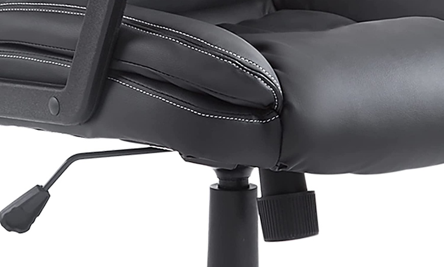 Image 3: HomCom Padded Executive Swivel Office Chair