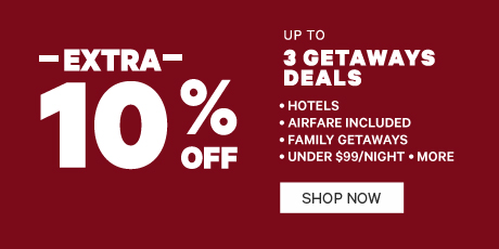 Extra 10% Off Getaways
