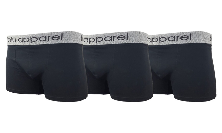 Image 2: Three Packs of Blu Apparel Men's Boxers