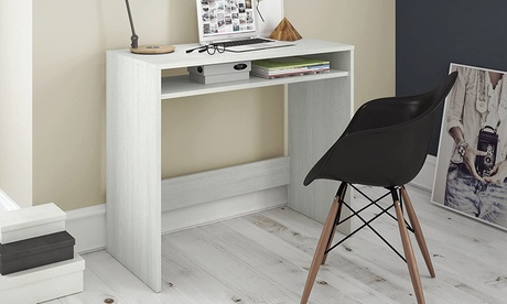 Scrivania salvaspazio in melamina