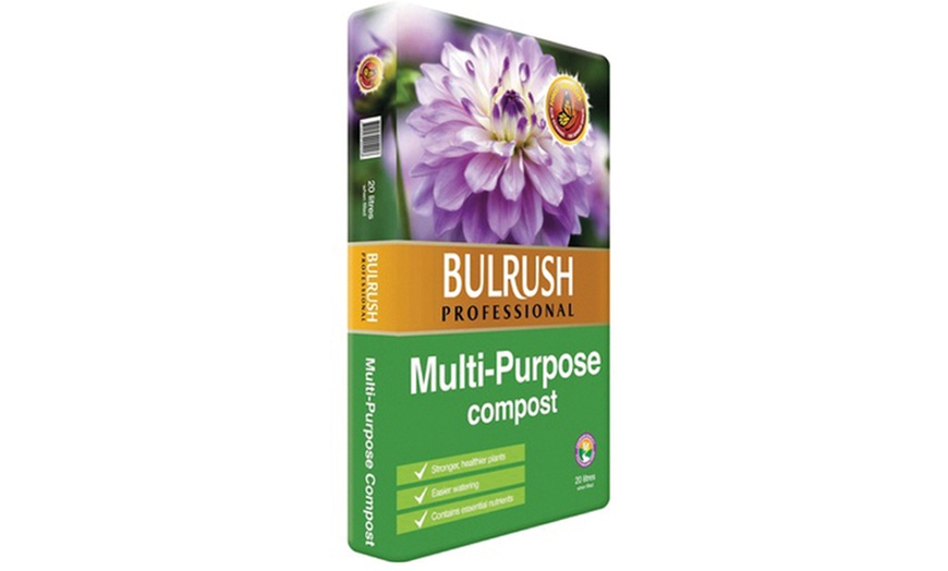 Image 1: Bulrush Multi-Purpose Compost - 1 or 2 x 20 Litre Bags
