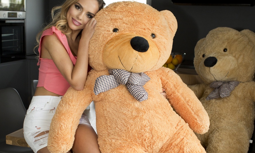 Image 12: Oversized Soft Teddy Bear