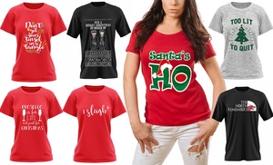 Novelty Christmas Slogan T-Shirt