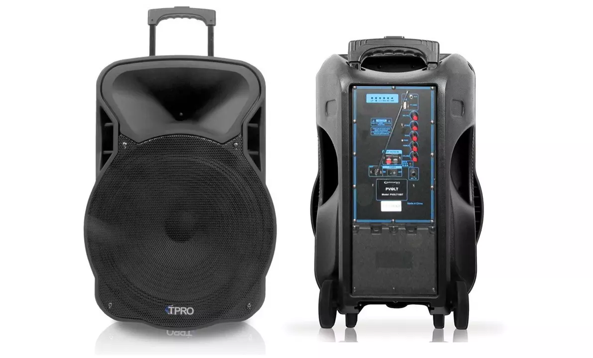 Technical Pro PVOLT15BT 15" 1500W Bluetooth PA Loudspeaker (Manufacturer Refurbished) - Primary Image