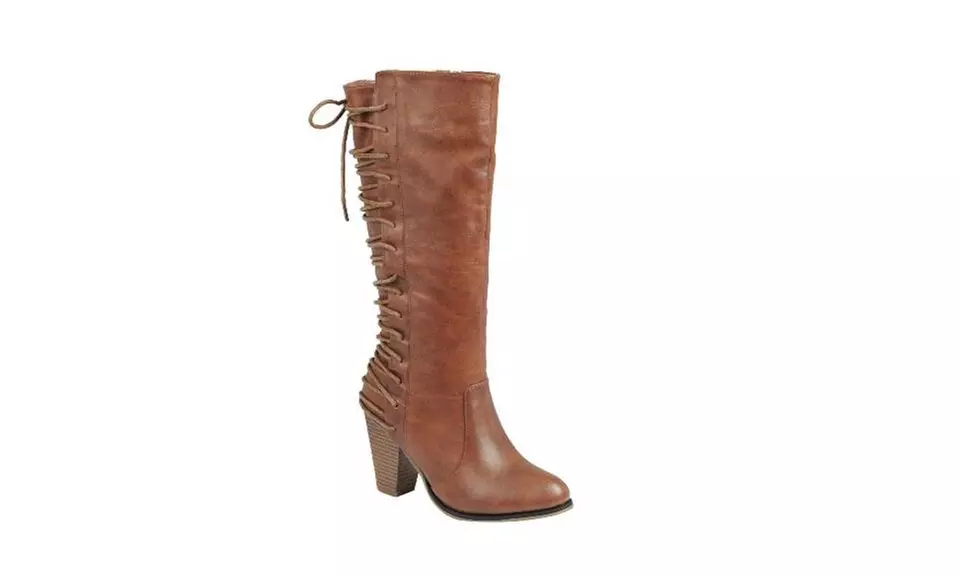 Mata Shoes Women's Criss-Cross Lace-Back Boots - Second Medium
