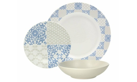 Servizio 18 piatti Tognana Goldie in porcellana decorata