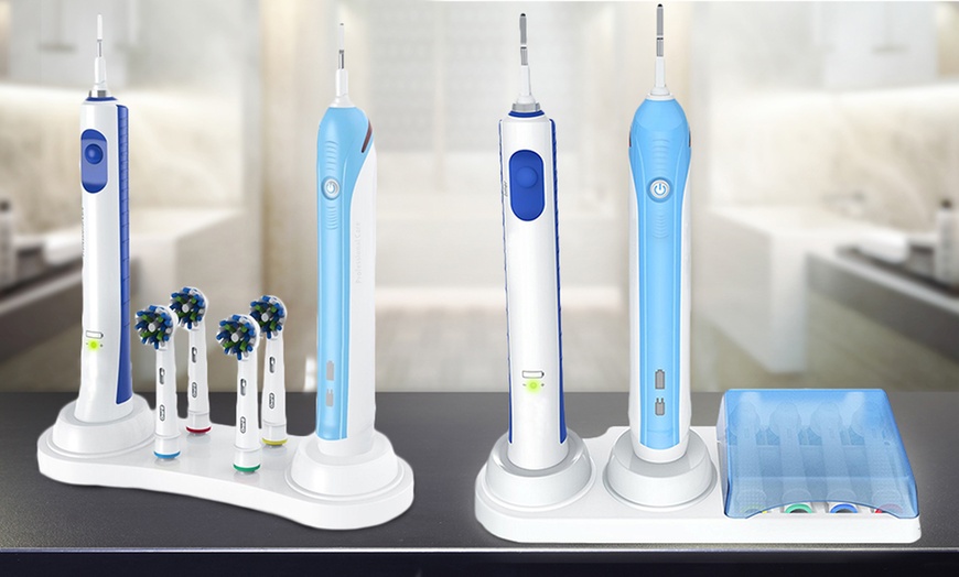 Image 1: Electric Toothbrush Organiser