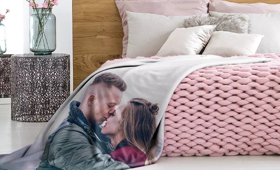 1 ou 2 plaids premium, dimensions au choix, dès 16,99 € avec Photo Gifts - Primary Image
