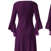 Image 7: Bella Flore Women's Ruffled Sleeve Cocktail Dress with Plus Sizes