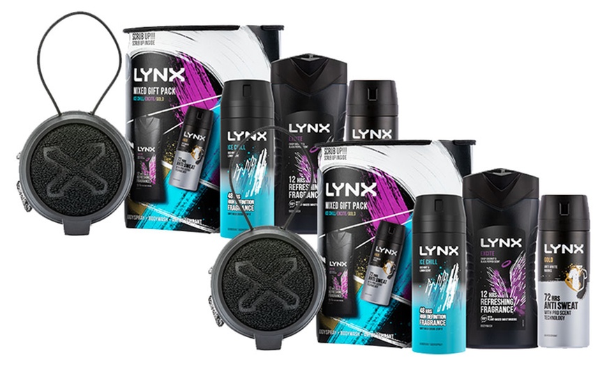 Image 3: Up to Four Lynx All Stars Trio and Body Scrub Gift Sets