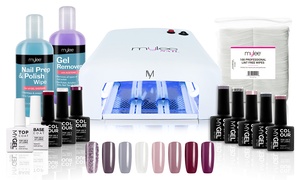  Mylee 36W UV Nail Curing Lamp with Gel Nail Essentials Kit 