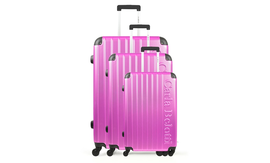 Image 4: Set of Three ABS Suitcases