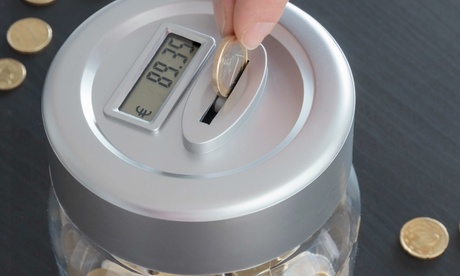 Salvadanaio elettronico Innovagoods con schermo LCD