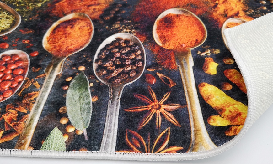 Image 3: Tapis de cuisine de 50 cm de large en polyester