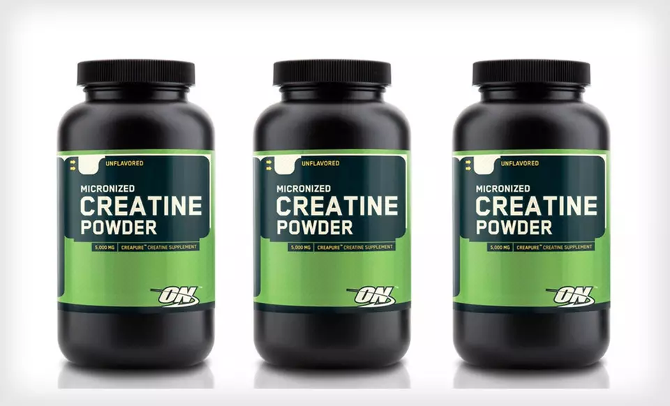 $22.99 for Three 300-Gram Bottles of Optimum Nutrition Creapure Creatine Powder ($41.97 List Price). Free Shipping. - Primary Image