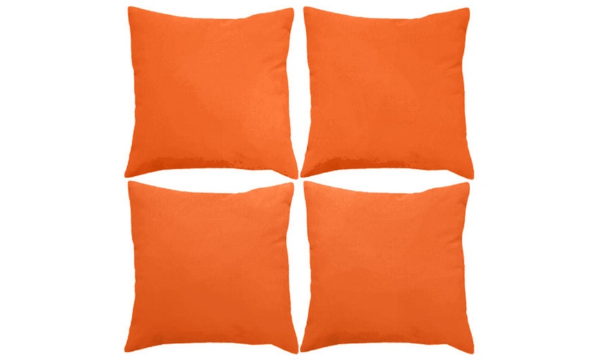 Image 9: 4pk Waterproof Outdoor Cushions