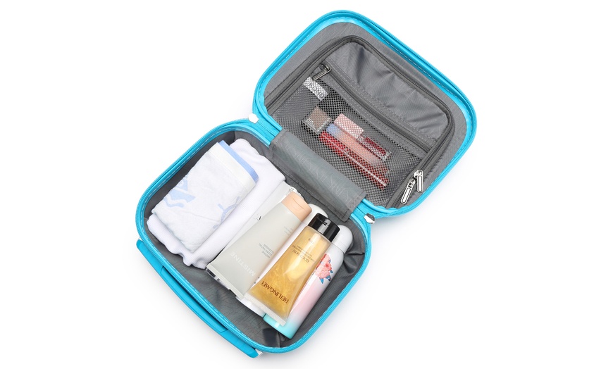 Image 5: One or Four Blue ABS Luggage Set