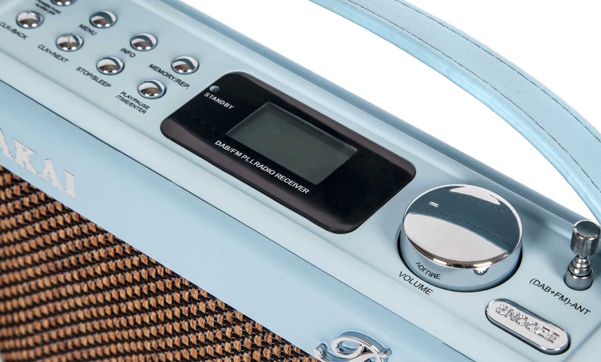 Image 5: Akai Retro-Style DAB Radio