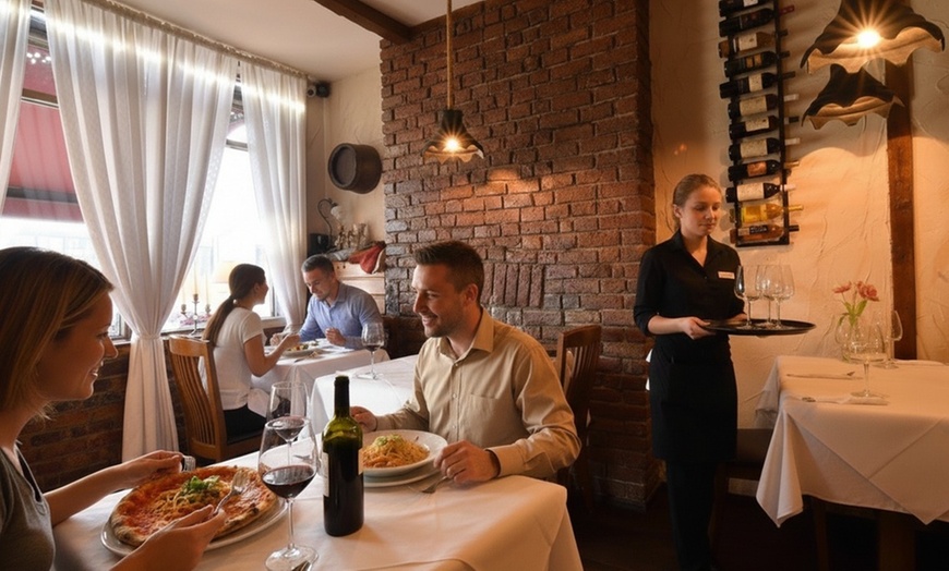 Image 4: Pizza or Pasta with Wine for 1–4 Guests at R & M Italiano
