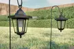 Pure Garden LED Hanging Solar Coach Lights 26" (2-Piece) - Image 2