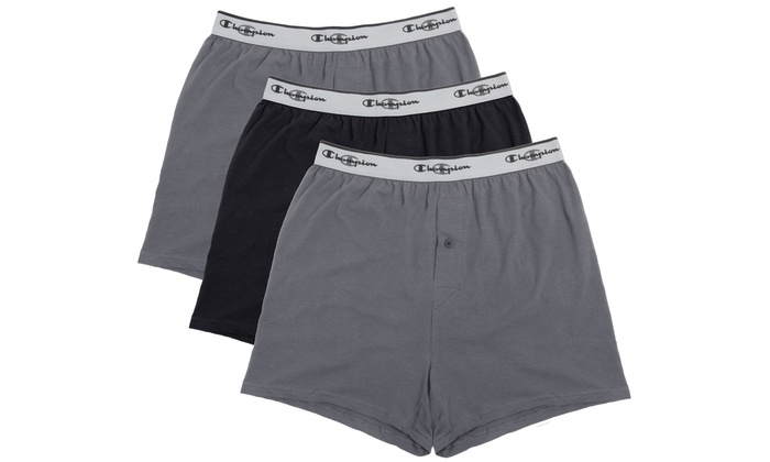 champion men's knit shorts