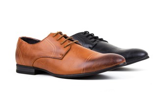 Harrison Men's Cap-Toe Derby Dress Shoes