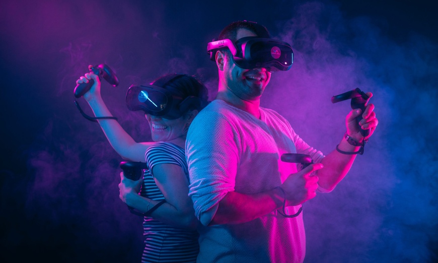 Image 2: Sesión de realidad virtual de 30 o 60 minutos para 1, 2 o 4 personas