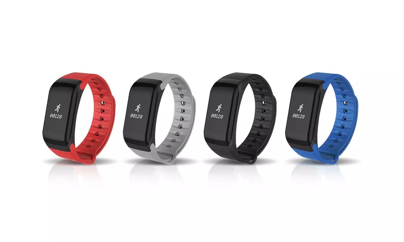 1x oder 2x F1 Fitband mit Puls u. Herzfrequenz, Sportmonitor und OLED-Display in der Farbe nach Wahl - Primary Image