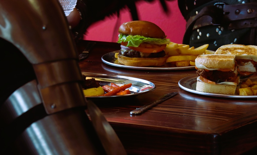 Image 1: $40 or $80 to Use Towards Food and Drink / For 2 Burgers & 2 Cocktails