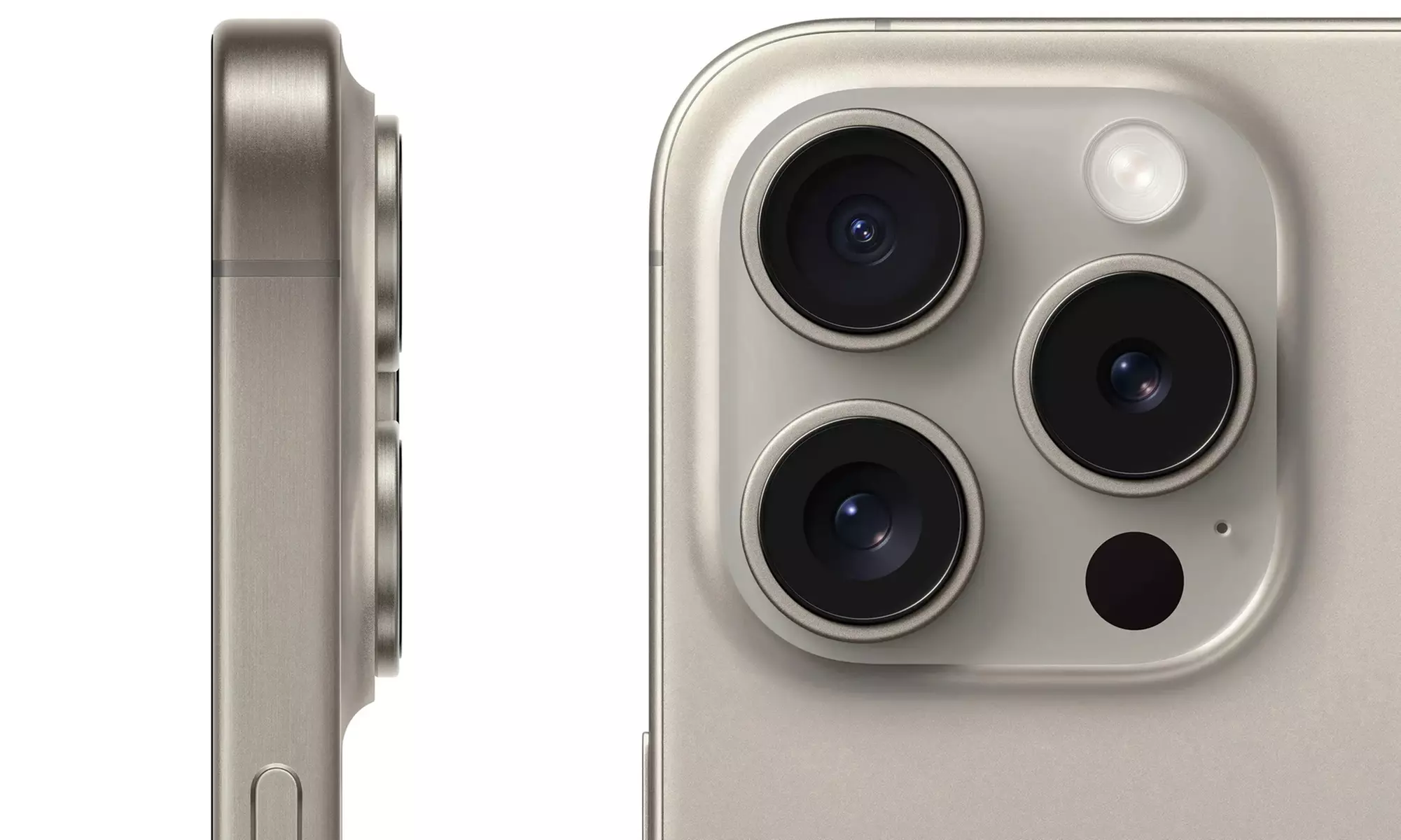 Generalüberholtes Apple iPhone 15 Pro in Premiumqualität mit 128 GB, natürliches Titanium - Second Medium