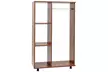 Homcom Open Wardrobe with Hanging Rail and Storage Shelves - Image 3