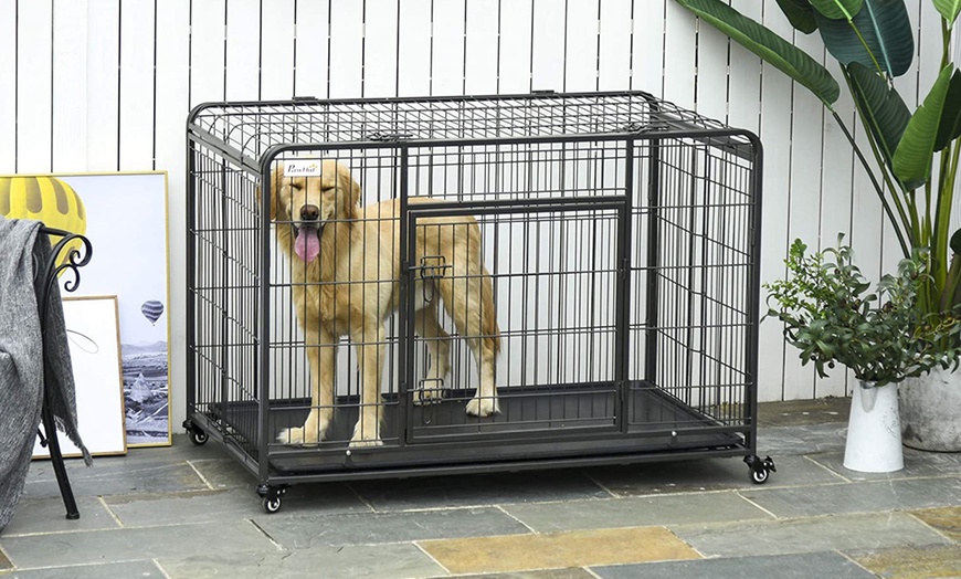 Image 9: PawHut Dog Kennel