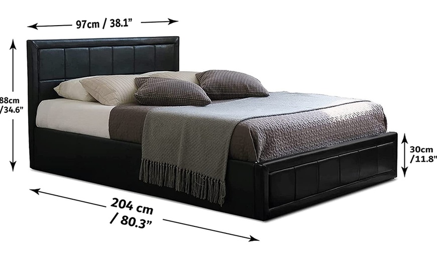 Image 35: Ottoman Bed Range with Optional Mattress